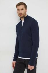 HUGO BOSS pulover de bumbac culoarea bleumarin, light, cu turtleneck 50505997 PPYH-SWM006_59E