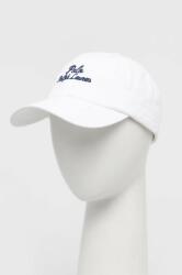 Ralph Lauren șapcă de baseball din bumbac culoarea alb, cu imprimeu 710936498 PPYH-CAM02Z_00X
