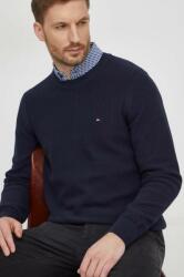 Tommy Hilfiger pulover de bumbac culoarea bleumarin MW0MW34692 PPYH-SWM06A_59X