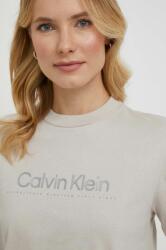 Calvin Klein tricou din bumbac femei, culoarea gri K20K206753 PPYH-TSD02N_09X