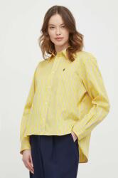 Ralph Lauren cămașă din bumbac femei, cu guler clasic, regular 211891419 PPYX-KDD043_11X