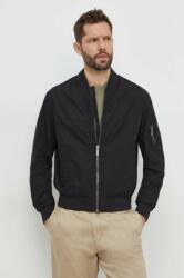 Calvin Klein geacă bomber bărbați, culoarea negru, de tranziție K10K112783 PPYH-KUM0BT_99X