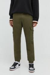 Tommy Hilfiger pantaloni bărbați, culoarea verde DM0DM18342 PPYH-SPM01U_87X