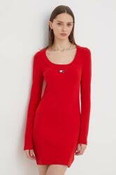 Tommy Hilfiger rochie culoarea roșu, mini, mulată DW0DW17424 PPYH-SUD067_33X