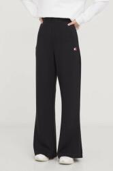 Tommy Jeans pantaloni de trening culoarea negru, uni DW0DW17312 PPYH-SPD03K_99X