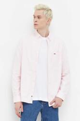 Tommy Hilfiger cămașă din bumbac bărbați, culoarea roz, cu guler button-down, regular DM0DM18335 PPYH-KDM027_30X