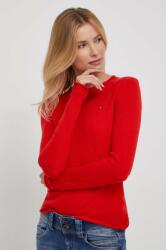 Tommy Hilfiger pulover de lână femei, culoarea roșu, light WW0WW40264 9BYX-SWD11Z_33A