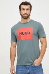 Hugo tricou din bumbac culoarea verde, cu imprimeu 50467952 PPYY-TSM27H_78X