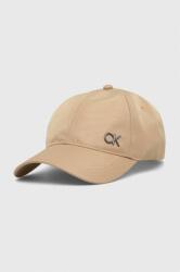 Calvin Klein șapcă culoarea bej, uni K50K511762 PPYH-CAM06W_08X