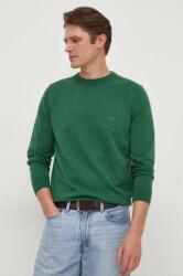 HUGO BOSS pulover de bumbac culoarea verde, light 50506023 PPYH-SWM00A_77X
