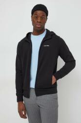 Calvin Klein bluză bărbați, culoarea negru, cu glugă, uni K10K112752 PPYH-BLM04B_99X