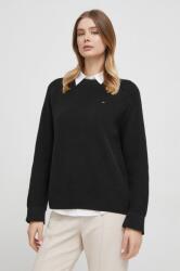 Tommy Hilfiger pulover de bumbac culoarea negru, călduros WW0WW40751 PPYH-SWD007_99X