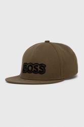 Boss Orange șapcă de baseball din bumbac culoarea verde, cu imprimeu 50505534 PPYH-CAM00I_77X