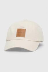 Boss șapcă de baseball din bumbac culoarea bej, cu imprimeu 50508554 PPYH-CAD009_01X