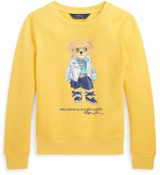 Ralph Lauren bluza copii culoarea galben, cu imprimeu PPYH-BLK003_11X