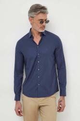 Calvin Klein cămașă bărbați, culoarea bleumarin, cu guler clasic, slim K10K112305 PPYH-KDM03F_59A