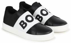 Boss sneakers pentru copii culoarea negru PPYH-OBB00D_99X