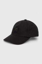 Boss Orange șapcă de baseball din bumbac culoarea negru, cu imprimeu 50505437 PPYH-CAM00H_99X