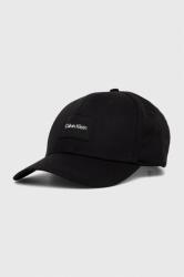 Calvin Klein șapcă de baseball din bumbac culoarea negru, cu imprimeu KM0KM00983 PPYH-CAM06Y_99X