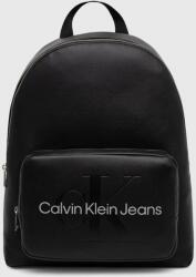 Calvin Klein rucsac femei, culoarea negru, mare, uni K60K611867 PPYH-PKD00K_99X