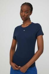 Tommy Jeans tricou femei, culoarea bleumarin DW0DW17383 PPYH-TSD04G_59X