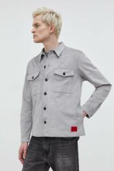 HUGO BOSS cămașă bărbați, culoarea gri, cu guler clasic, regular 50508657 PPYH-KDM00B_90X
