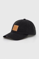 Boss șapcă de baseball din bumbac culoarea negru, cu imprimeu 50508554 PPYH-CAD009_99X