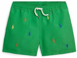 Ralph Lauren pantaloni scurti de baie copii culoarea verde PPYH-BIB001_77X