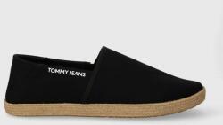 Tommy Jeans espadrile TJM ESPADRILLE STREET culoarea negru, EM0EM01386 PPYH-OBM0WI_99X