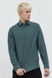 HUGO BOSS pulover de bumbac bărbați, culoarea verde, light 50474813 9BYY-SWM0LE_78X