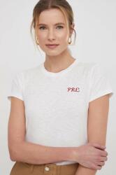 Ralph Lauren tricou din bumbac femei, culoarea bej PPYH-TSD1S7_01X