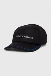 Tommy Hilfiger șapcă de baseball din bumbac culoarea negru, cu imprimeu AM0AM12039 PPYH-CAM00U_99X