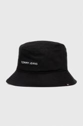 Tommy Jeans pălărie din bumbac culoarea negru, bumbac AW0AW15844 PPYH-CAD00P_99X