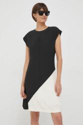 Tommy Hilfiger rochie culoarea negru, mini, drept PPYH-SUD00D_99A
