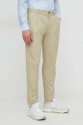Calvin Klein pantaloni bărbați, culoarea bej, drept K10K111490 9BYX-SPM00S_80X