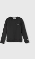 Calvin Klein bluza copii culoarea negru, cu imprimeu PPYH-BLB003_99X