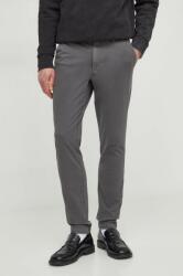 HUGO BOSS pantaloni barbati, culoarea gri, mulata PPYX-SPM0GU_90X