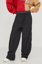 Tommy Jeans pantaloni de trening culoarea negru, uni DW0DW17316 PPYH-SPD03U_99X
