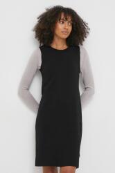 Calvin Klein rochie din amestec de lână culoarea negru, mini, drept K20K206899 PPYH-SUD04M_99X