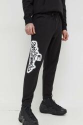 Tommy Jeans pantaloni de trening culoarea negru, cu imprimeu DM0DM18376 PPYH-SPM021_99X