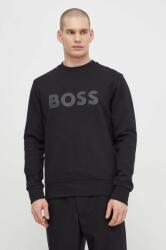 Boss Green bluză bărbați, culoarea negru, cu imprimeu 50506119 PPYH-BLM00O_99X