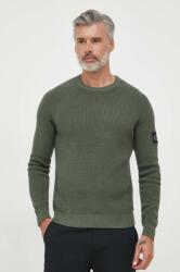 Calvin Klein pulover de bumbac culoarea verde, light J30J323989 9BYX-SWM0I8_87X