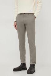 Tommy Hilfiger pantaloni bărbați, culoarea gri, cu fason chinos MW0MW33937 PPYH-SPM02A_90X