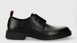 Hugo pantofi de piele Iker barbati, culoarea negru, 50512734 PPYH-OBM03N_99X