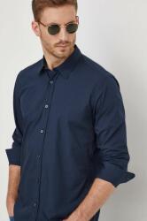 HUGO BOSS cămașă din bumbac bărbați, culoarea bleumarin, cu guler clasic, slim 50497037 PPYH-KDM00Z_59X