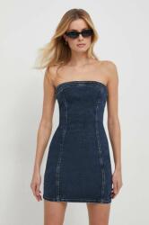 Calvin Klein rochie din denim culoarea bleumarin, mini, mulată J20J223237 PPYH-SUD087_59J