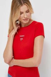 Tommy Jeans tricou femei, culoarea roșu DW0DW17357 PPYH-TSD043_33X