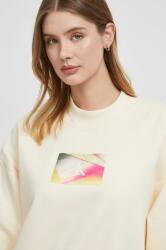 Calvin Klein bluză femei, culoarea bej, cu imprimeu J20J222897 PPYH-BLD044_01X