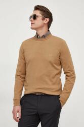 HUGO BOSS pulover de bumbac culoarea bej, light 50506023 PPYH-SWM00A_80X