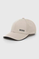 Boss Green șapcă de baseball din bumbac culoarea gri, uni 50505834 PPYH-CAM007_90X
